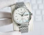 High Quality Replica Longines White Face Stainless Steel Strap Watch